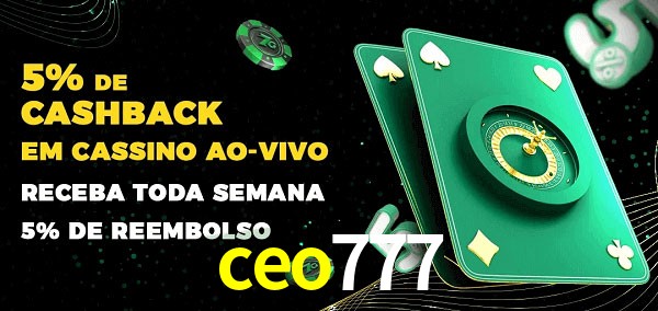 Promoções do cassino ao Vivo ceo777